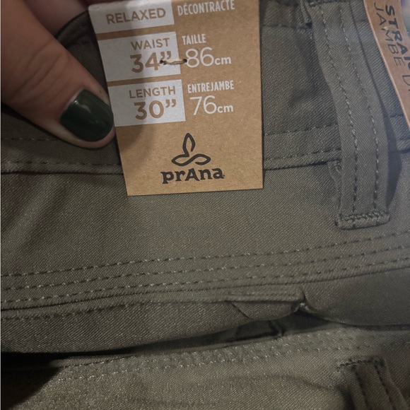 NEW prAna Stretch Zion Pant II Slate Green Size 34x30 - Picture 6 of 6